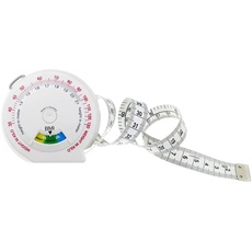 hoechstmass Balzer Leo 2m BMI Körpermaßband, ABS, Weiß, 7,5 cm