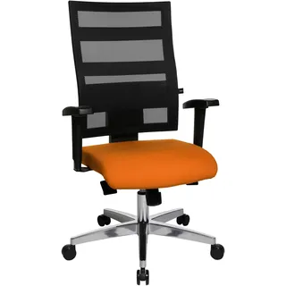 Topstar Bürostuhl X-Pander inkl. höhenverstellbare Armlehnen orange/schwarz