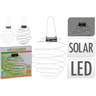 PROGARDEN Solar LED-Pendelleuchte schwarz KO-DX9200090cern