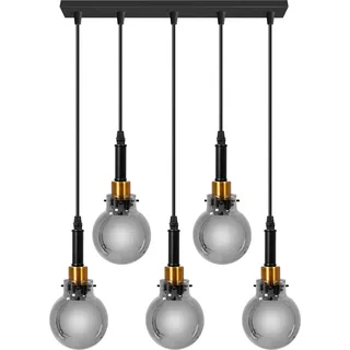 tooLight Hängelampe APP1126-5CP BLACK GOLD