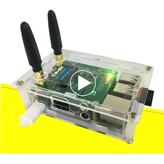 Komplett neues, verbessertes Duplex-DMR-Hotspot mit WLAN, Ethernet-Anschluss, integriertem Radio, Unterstützung für WiFi-Sprachmodem, DMR, D-Star, YSF, P25 und Fusion. Antenne und Raspberry Pi inklusive