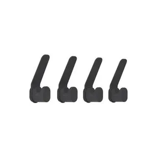 Durable Garderobenhaken 184901 DURASTORE® Anzahl der Haken: 4 (B x H x T) 23.5 x 92 x 37 mm Schwarz
