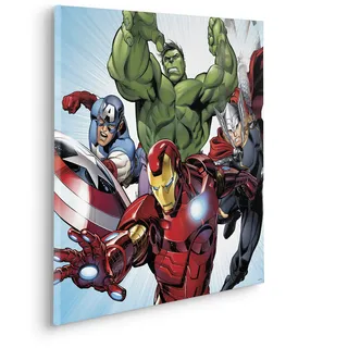 KOMAR Keilrahmenbild Marvel Avengers Teampower bunt
