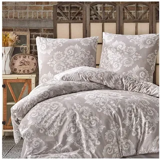 Yadetextil Bettwäsche 200x200 cm 3 teilig set, 100% Baumwolle/Renforcé, Sade V2