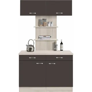 OPTIFIT Buffet Faro mit Metallgriffen 120 x 60 x 206,6 cm GRAU