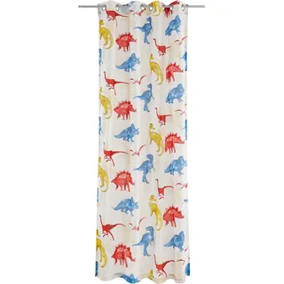 otto home Gardine »DINO« Ösen 1 Stk. tlg. Kindergardine, einseitig mit Dinosauriern bedruckt, weiß