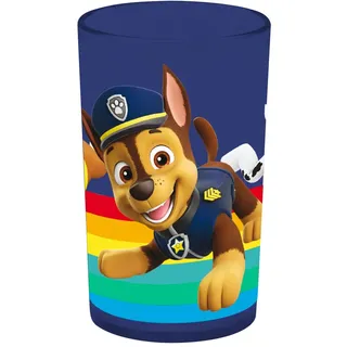 PAW Patrol Trinkbecher Kinder 250 ml - Kinderbecher aus Kunststoff, wiederverwendbarer Motivbecher für Kaltgetränke - Pausenbecher für Schule, Kindergarten und unterwegs