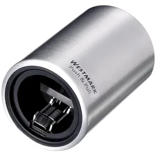 Westmark Korkenzieher Automatischer Flaschenöffner Push & Pull Silber