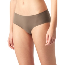 Schiesser Damen Panty-Invisible Soft Unterwäsche, braun_166917, 40