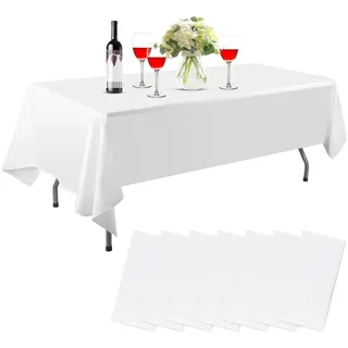 CareHabi Einweg Tischdecke 137 x 274 cm Weiß