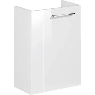Fackelmann Waschbeckenunterschrank 44 x 60 x 24,3 cm Weiß