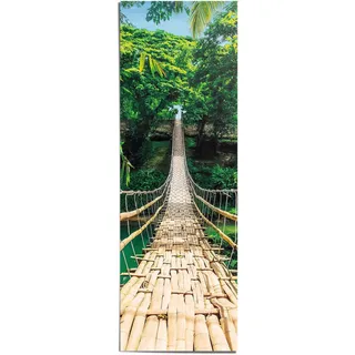 Poster REINDERS "Dschungel Brücke", grün (farbe bild(er): grün), B:53cm H:158cm, Papier, Bilder, Poster