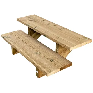 vinuovo Terrassentreppe Holz 2 Stufen 100 cm