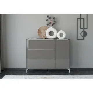 Set One by Musterring Sideboard Reno 137 x 109 x 42 cm Anthrazit