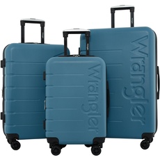 Wrangler Maverick 3-teiliges Gepäck-Set, Blue Heaven, Maverick 3-teiliges Gepäck-Set