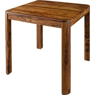 MASSIVMOEBEL24.DE Esstisch Palisander 60x60x75 walnuss gewachst Toronto#255 - Braun