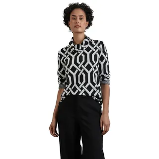 STREET ONE Damen A321984 Jaquard Shirt,Mehrfarbig, 38