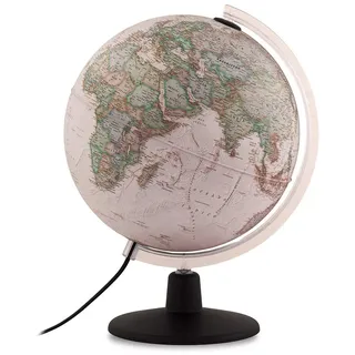 TECNODIDATTICA – Globus Natgeo Executive 30 | Fotografie, offizielle National Geographic Executive im antiken Stil | beleuchtet und drehbar | Text in Spanisch | Durchmesser 30 cm