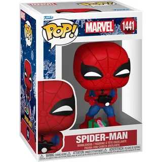 Funko Pop! Marvel: Spiderman mit Open Gift - Spider-Man - Marvel Comics - Vinyl-Sammelfigur - Geschenkidee - Offizielle Handelswaren - Spielzeug Für Kinder und Erwachsene - Comic Books Fans