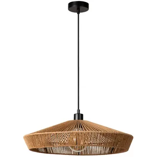 Lucide Hängeleuchte , Naturfarben , Papier , halbrund , 50x145x50 cm , RoHS, Reach, Europäischer Sicherheitsstandard , höhenverstellbar, beliebig kürzbar , Lampen & Leuchten, Innenbeleuchtung, Hängeleuchten, Pendelleuchten