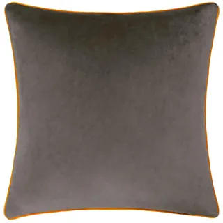 Paoletti Meridian 55X55 FEATHCUSH MOC/PUM, Mocha Brown/Kürbis-orange, 55x55cm