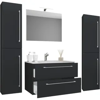 VCM Waschtisch Badinos 5-tlg. Schwarz