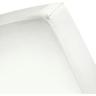 Spannbettlaken Satin 90 x 220 cm ivory