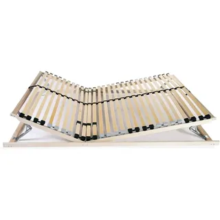 vidaXL Lattenrost mit 28 Latten 7 Zonen 100x200 cm - Braun