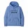 Hoody Kapuzenpullover Herren Light Blue/Grey L