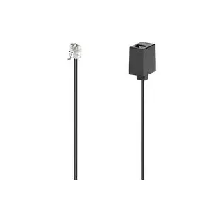 Hama Telefon (analog) Verlängerungskabel [1x RJ11-Stecker - 1x RJ11-Buchse] 6 m Schwarz