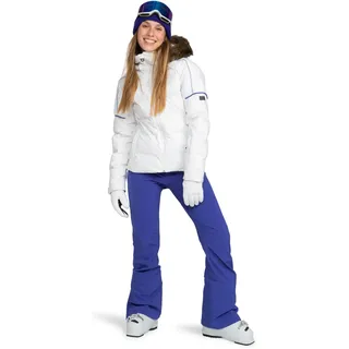 Snowboardjacke ROXY "Snowblizzard", Damen, Gr. XL, weiß, Obermaterial:92% Microfaser, 8% Elasthan;, Jacken Snowboardjacke