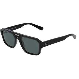 Ray Ban Ray-Ban CORRIGAN Unisex-Sonnenbrille Vollrand Eckig Bio-Kunststoff-Gestell, Schwarz