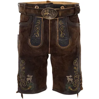 gwandler 1896 Lederhose XAVER-gespeckt", - braun,