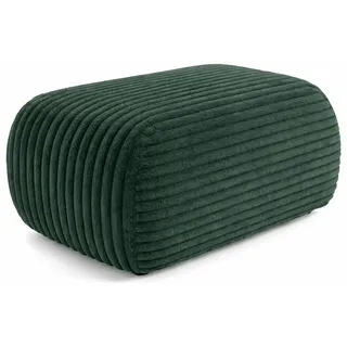 Kaiser Möbel Hocker Sitzpouf Für Wohnzimmer, Cordstoff Tilia, Grün, Bis , Holz , 64x40x40 cm , Wohnzimmer, Sessel, Hocker & Hockerbänke, Poufs
