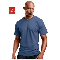 H.I.S T-Shirt, (Packung, 3 tlg.), aus Baumwolle perfekt als Unterziehshirt, blau