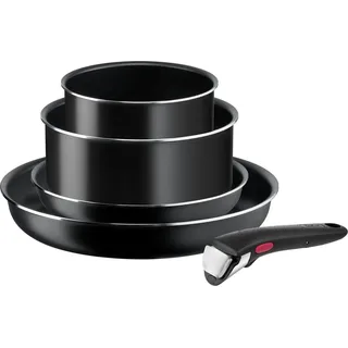 Tefal Ingenio Easy Cook N Clean 5-teiliges Kochgeschirr-Set L1549043 - Schwarz