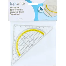 Topwrite, Massstab, Geodreieck, 14cm (140 mm)