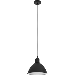 EGLO Priddy 1-flg. Ø 30,5 cm rund schwarz-weiß
