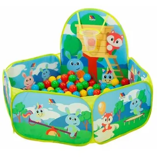 MOLTO Park Mit Korb Und 25 Bällen 76x100x110 Cm - Multicolor - One Size
