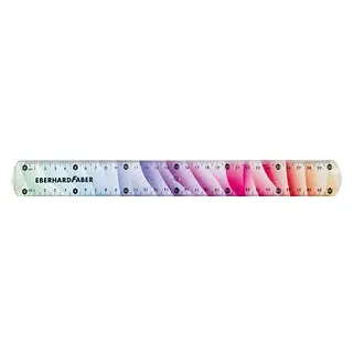 Eberhard Faber Lineal Rainbow 30,0 cm, Regenbogen