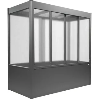Biohort Gewächshaus Florentina Quarzgrau-Metallic 2 m2