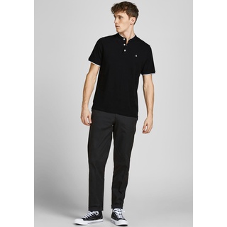 Jack & Jones Poloshirt »PAULOS MAO POLO«, schwarz