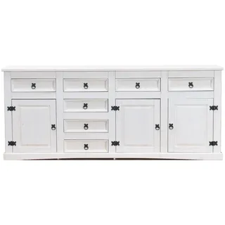 VCM Sideboard 200 x 84 x 44 cm weiß
