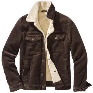 Souveräne Cordjacke Braun 48