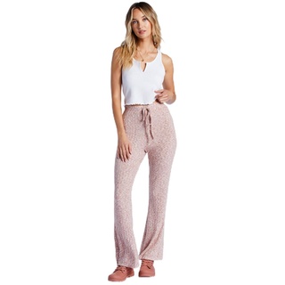 Billabong So Easy Flare - Ausgestellte Hose aus Strickstoff für Frauen Rosa