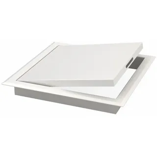 Construsim C6745050 - Registerklappe aus lackiertem Metall mit Schlüssel, 500 x 500 mm