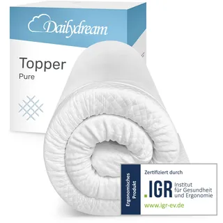 Dailydream Topper 80x200cm aus Memory Foam, 5 cm hoch