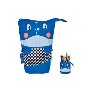 herlitz Stiftehalter Whale blau Kunststoff 14,0 x 7,5 x 18,5 cm