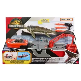 Jurassic World Rebirth Mosasaurus Rescue Boat