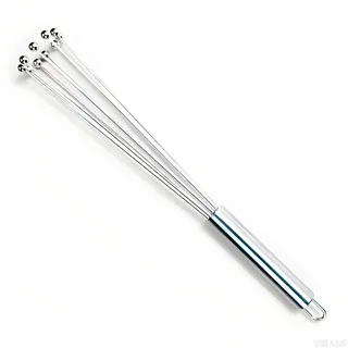 Hochwertiger Rührblitz 27CM - Schneebesen mit Edelstahl-Kugeln, teilmattiert – ideal zum Aufschlagen & Rühren, spülmaschinengeeignet - Von HSYTEK